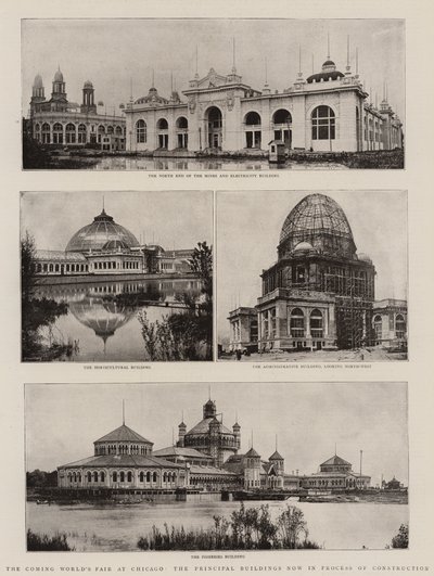 Coming Worlds Fair v Chicagu, hlavní budovy nyní ve výstavbě od English Photographer
