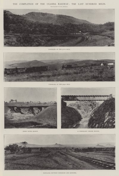 Dokončení Ugandské železnice, posledních sto mil od English Photographer