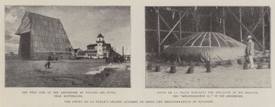 Druhý pokus hraběte De La Vaulxa o překročení Středozemního moře balónem od English Photographer