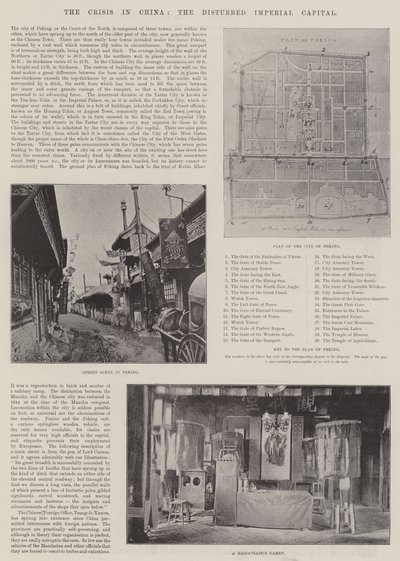 Krize v Číně, rozrušeném imperiálním hlavním městě od English Photographer