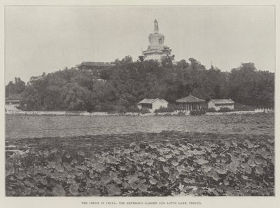 Krize v Číně, Zahrada císařů a Lotosové jezero, Peking od English Photographer