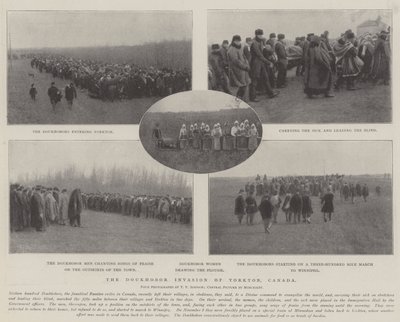 Doukhoborská invaze do Yorktonu v Kanadě od English Photographer