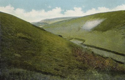 Downs, Ventnore od English Photographer
