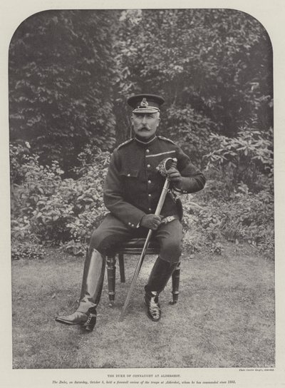 Vévoda z Connaughtu v Aldershotu od English Photographer