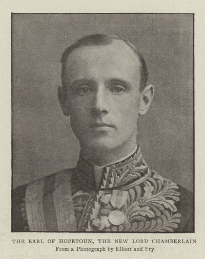Hrabě z Hopetounu, nový lord Chamberlain od English Photographer