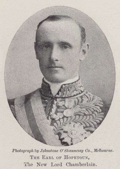 Hrabě z Hopetounu, nový lord Chamberlain od English Photographer