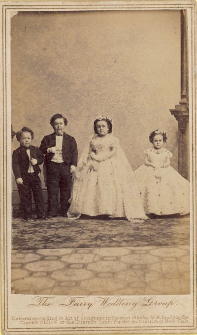 skupina The Fairy Wedding; Generál Tom Thumb od English Photographer