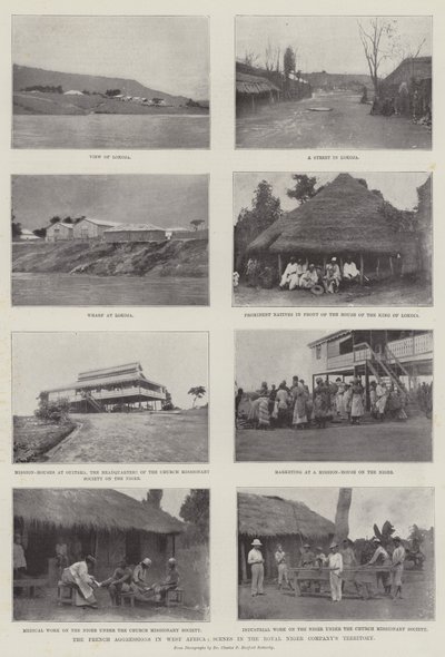 Francouzské agrese v západní Africe, scény v teritoriu Royal Niger Company od English Photographer