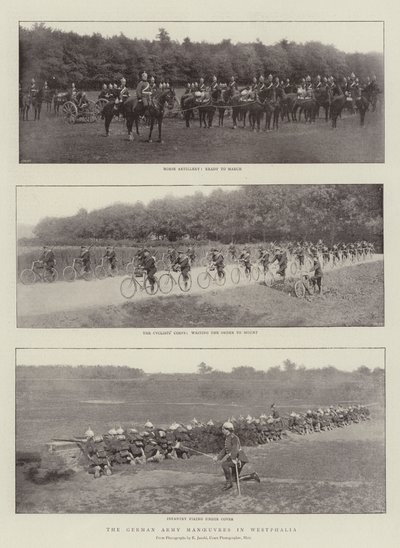 Manévry německé armády ve Vestfálsku od English Photographer