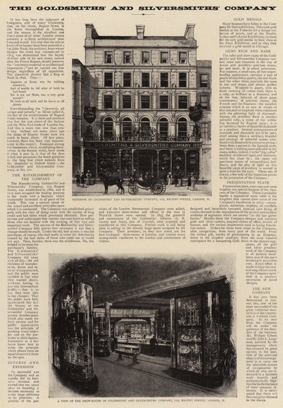 Společnost Goldsmiths and Silversmiths Company od English Photographer