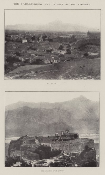 Řecko-turecká válka, scény na hranici od English Photographer