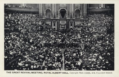 The Great Revival Meeting, Royal Albert Hall, Londýn od English Photographer