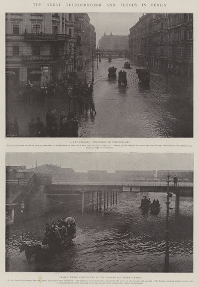 Velká bouře a záplavy v Berlíně od English Photographer