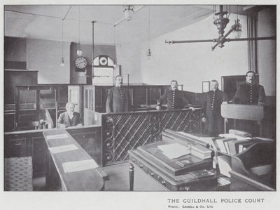 Policejní soud v Guildhallu od English Photographer