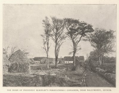 Domov předků prezidenta McKinleyho, Conagher, poblíž Ballymoney, Antrim od English Photographer