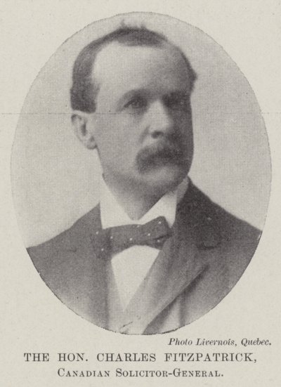 Ctihodný Charles Fitzpatrick, kanadský generální prokurátor od English Photographer
