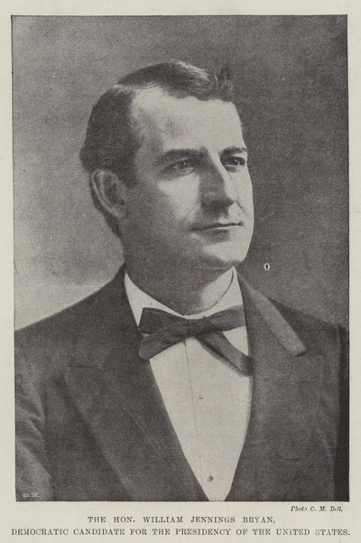 Ctihodný William Jennings Bryan, demokratický kandidát na prezidenta Spojených států od English Photographer