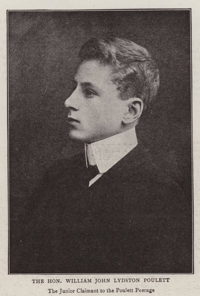 Ctihodný William John Lydston Poulett od English Photographer