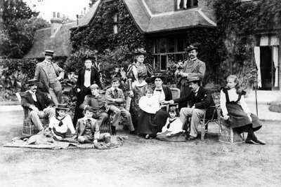 The Husey Family, c.1890 od English Photographer