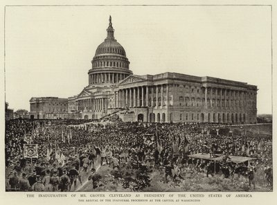 Inaugurace pana Grovera Clevelanda do funkce prezidenta Spojených států amerických od English Photographer