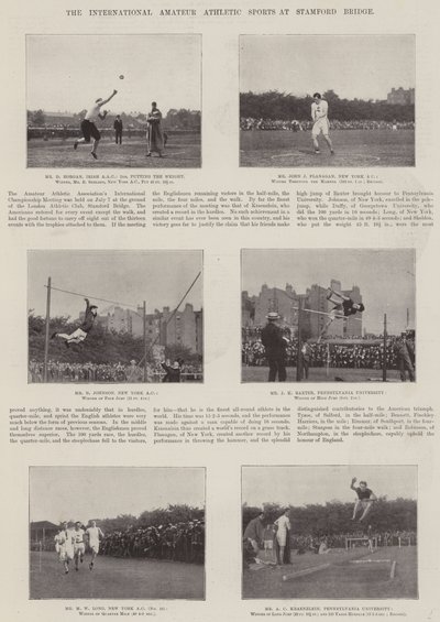 Mezinárodní amatérské atletické sporty na Stamford Bridge od English Photographer