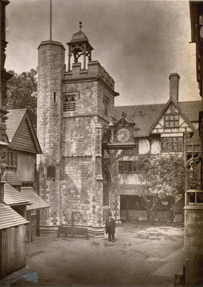 Mezinárodní výstava zdraví v South Kensington: All-Hallows Stained and Butchers Row od English Photographer