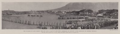 Invaze do Cape Colony, Novoměstská garda Kapského Města shromážděná 12. ledna k inspekci generálem Brabantem od English Photographer
