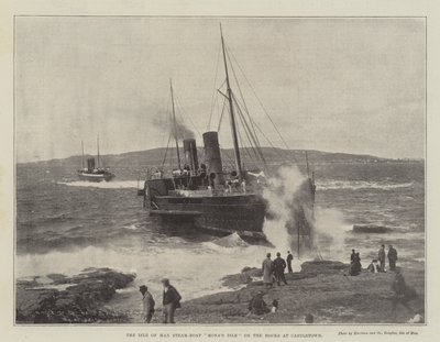 Parník Isle of Man Monas Isle on the Rocks v Castletownu od English Photographer