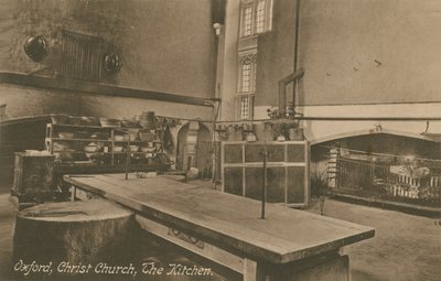 The Kitchen, Christ Church, Oxford. Pohlednice odeslána v roce 1913. od English Photographer