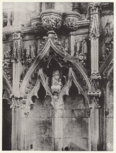 Lady Chapel, katedrála Ely: North Side, XVI. (č/b foto) od English Photographer