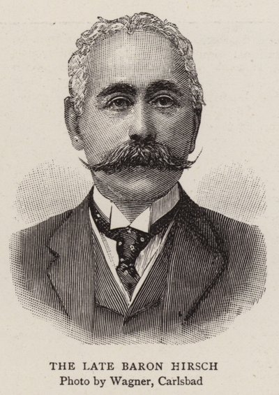 Zesnulý baron Hirsch od English Photographer