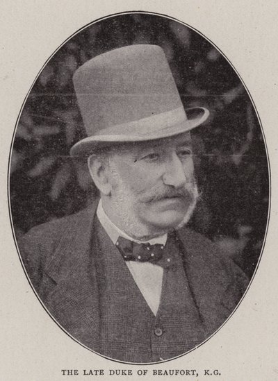 Zesnulý vévoda z Beaufort, KG od English Photographer