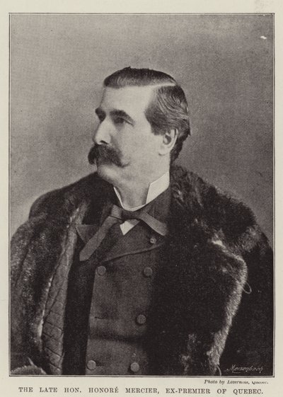 Zesnulý ctihodný Honore Mercier, ex-premiér Quebecu od English Photographer