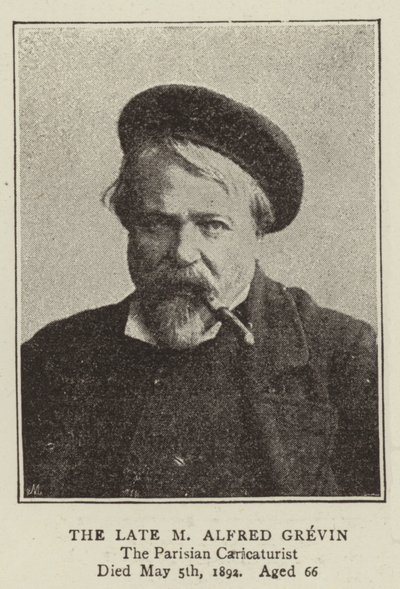 Zesnulý M Alfred Grevin od English Photographer