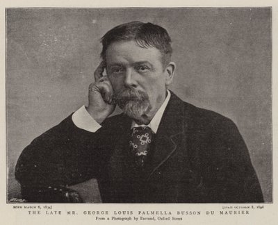 Zesnulý pan George Louis Palmella Busson Du Maurier od English Photographer