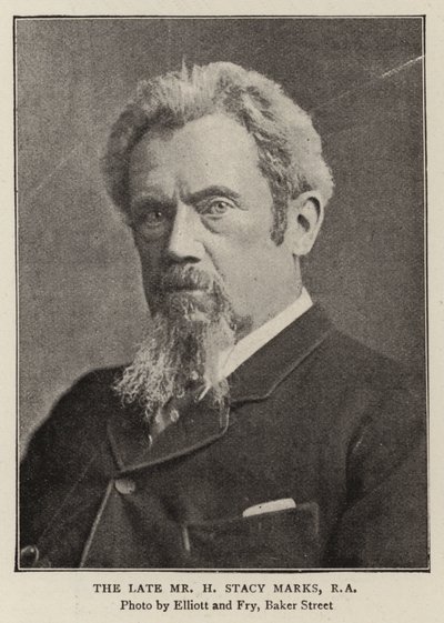 Zesnulý pan H. Stacy Marks, RA od English Photographer