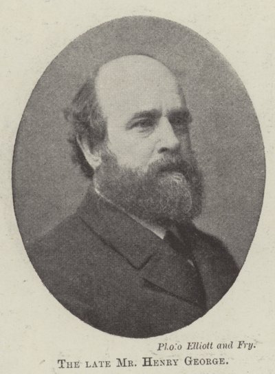 Zesnulý pan Henry George od English Photographer