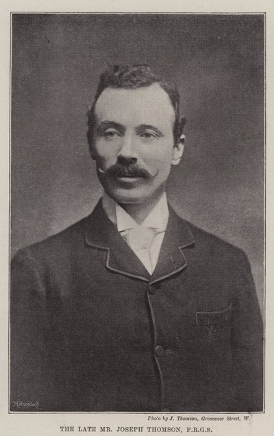 Zesnulý pan Joseph Thomson, FRGS od English Photographer