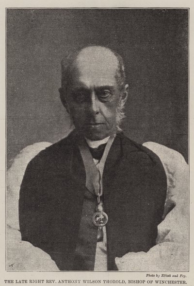 Pravý zesnulý reverend Anthony Wilson Thorold, biskup z Winchesteru od English Photographer