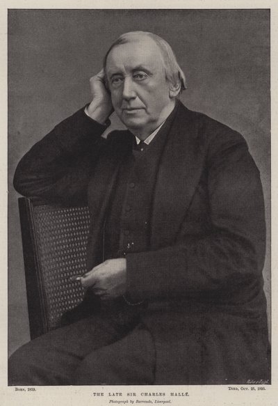 Zesnulý sir Charles Halle od English Photographer