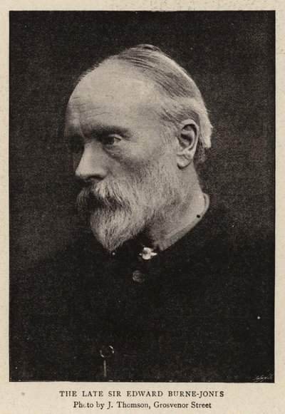 Zesnulý sir Edward Burne-Jonts od English Photographer