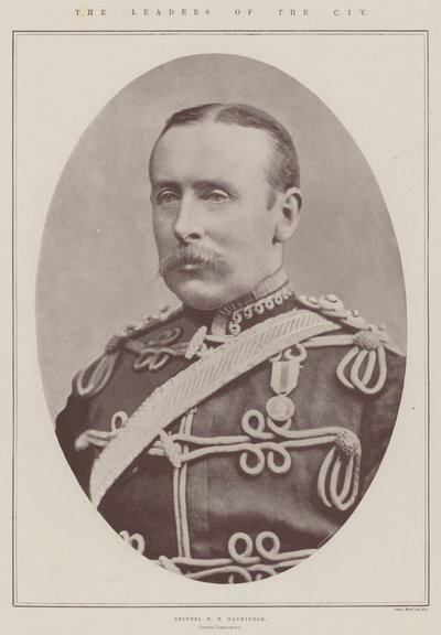 Vůdci CIV, plukovník WH Mackinnon, plukovník velitel od English Photographer