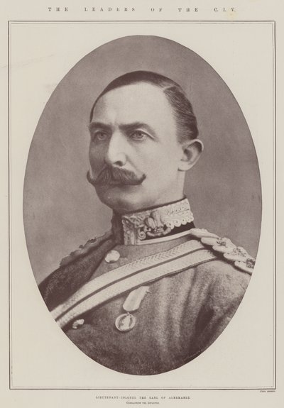 Vůdci CIV, podplukovník hrabě z Albemarle, velící pěchotě od English Photographer