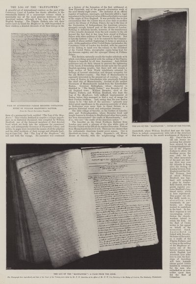 The Log of the Mayflower od English Photographer