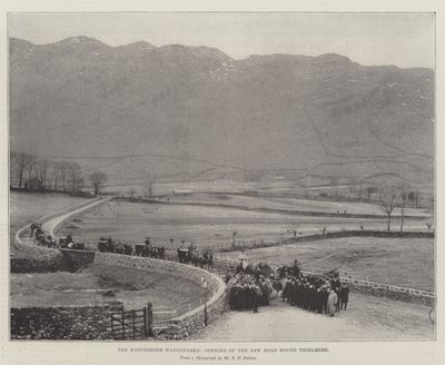 Manchesterská vodárna, otevírání nové silnice Round Thirlmere od English Photographer
