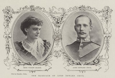 Manželství lorda Edwarda Cecila od English Photographer
