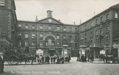 The Middlesex Hospital, Londýn, 1910 od English Photographer