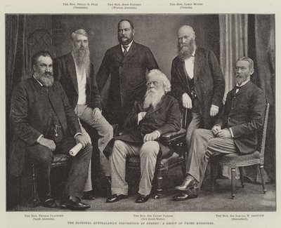 Národní australská konference v Sydney, skupina předsedů vlád od English Photographer