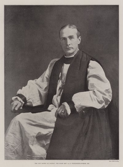Nový biskup Londýna, pravý reverend AF Winnington-Ingram, DD od English Photographer