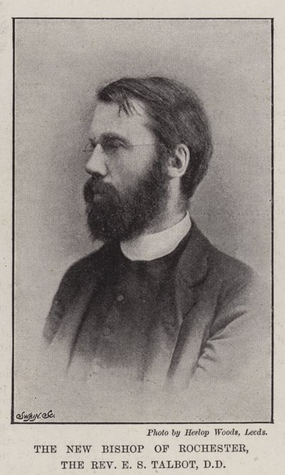 Nový biskup z Rochesteru, reverend E S Talbot, DD od English Photographer